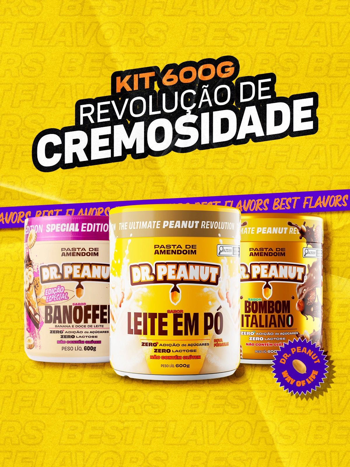 Kit "Revolução de Cremosidade"