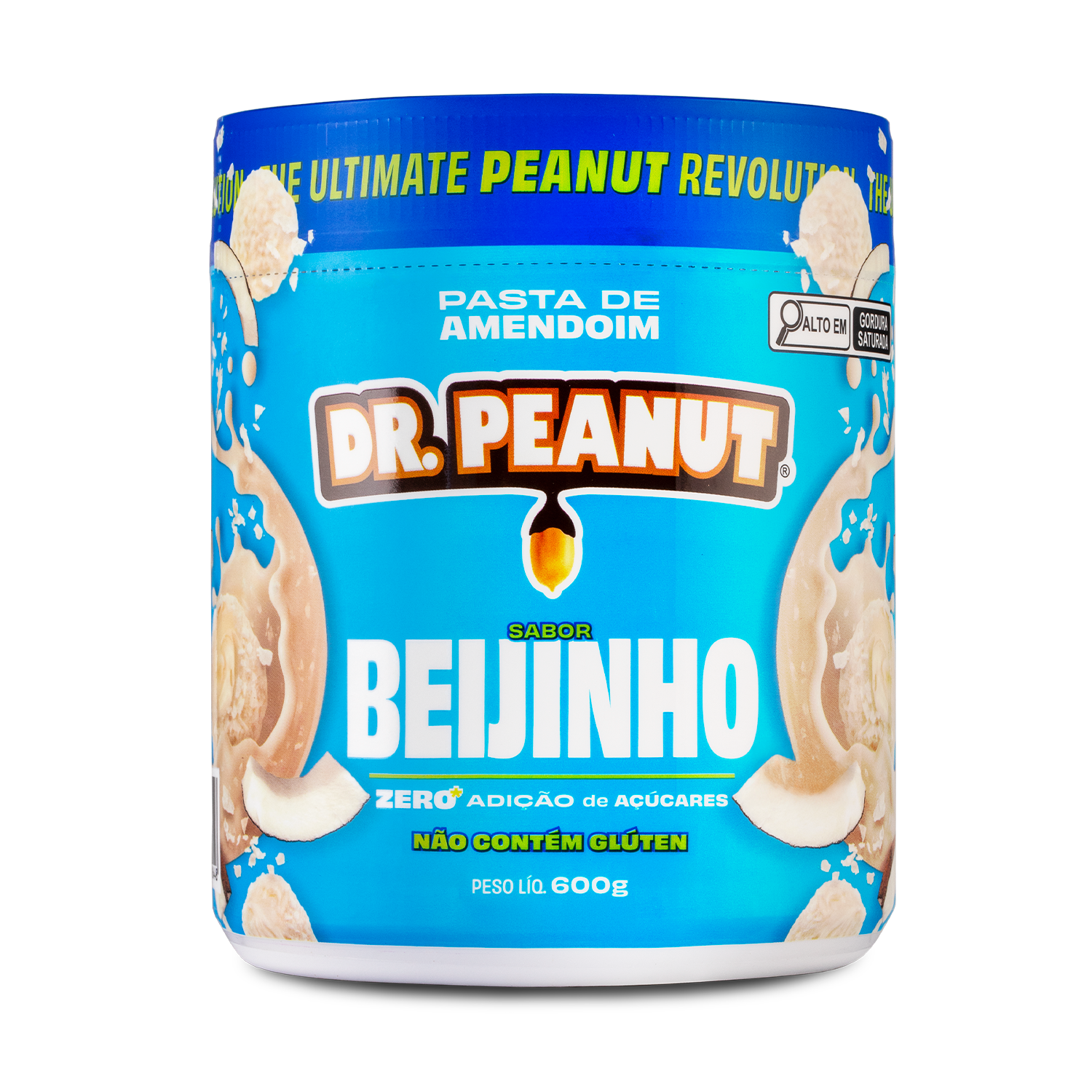 Manteiga de Amendoim Sabor Beijinho 600g