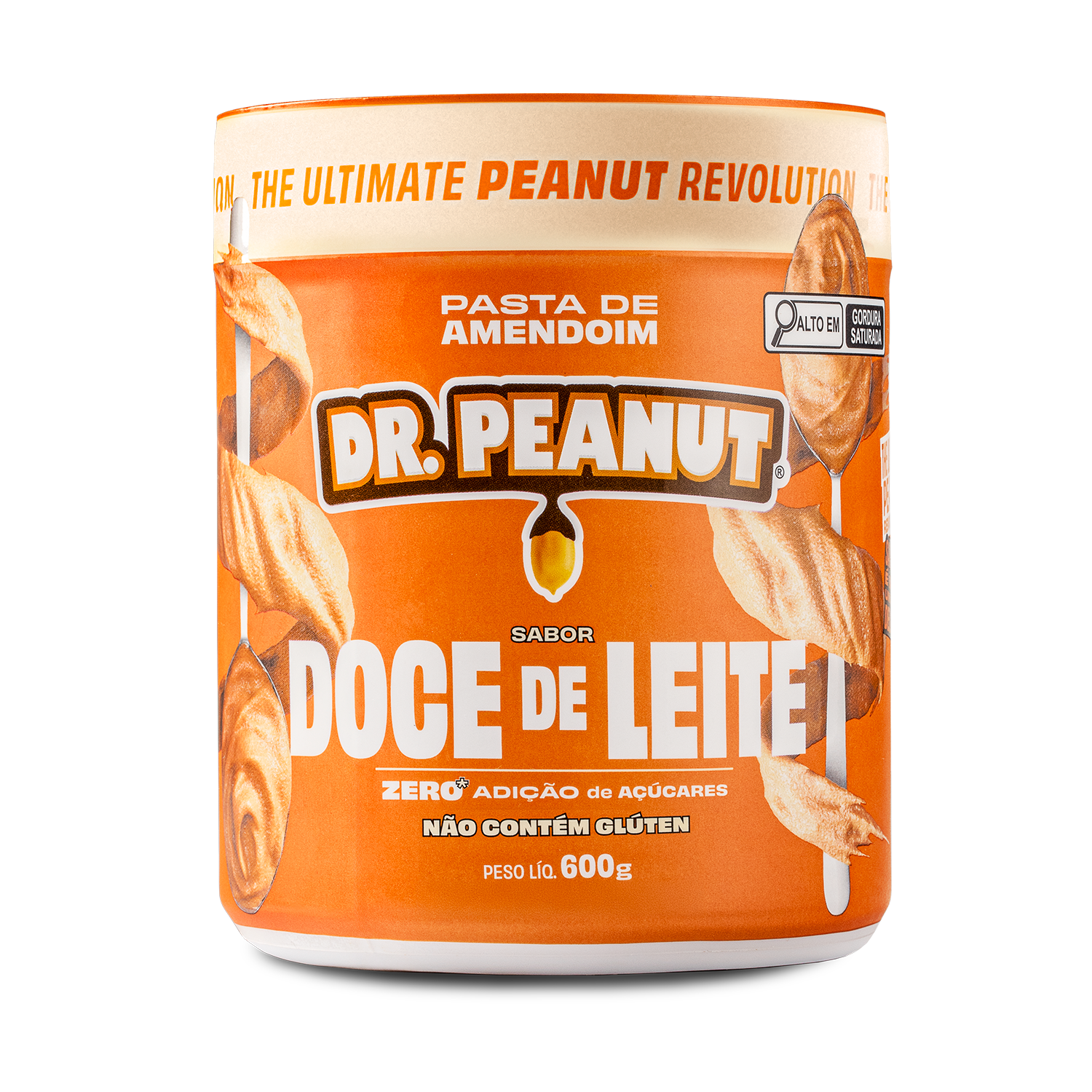 Manteiga de Amendoim Sabor Doce de Leite 600g
