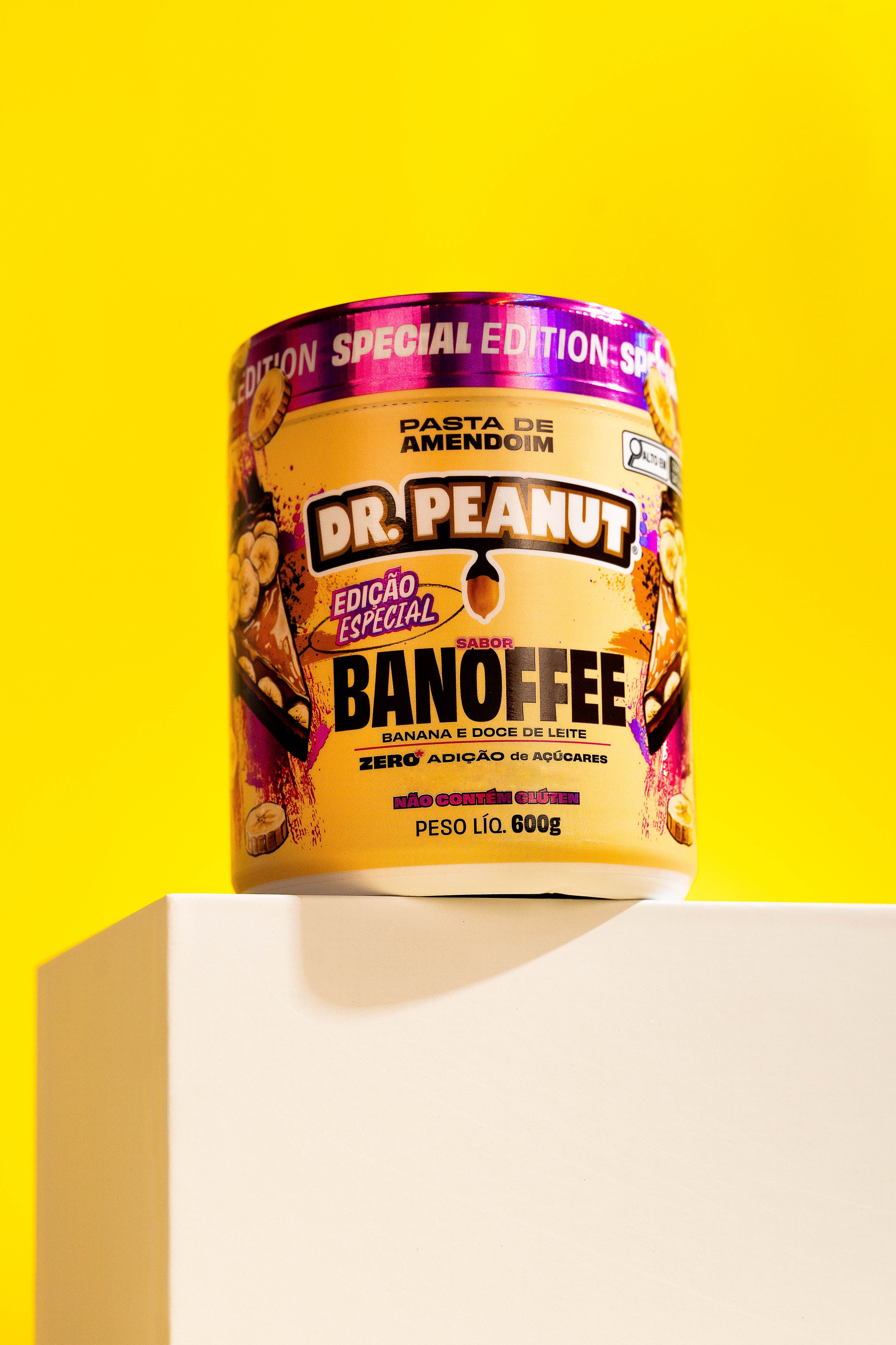 Manteiga de Amendoim Sabor Banoffee 600g