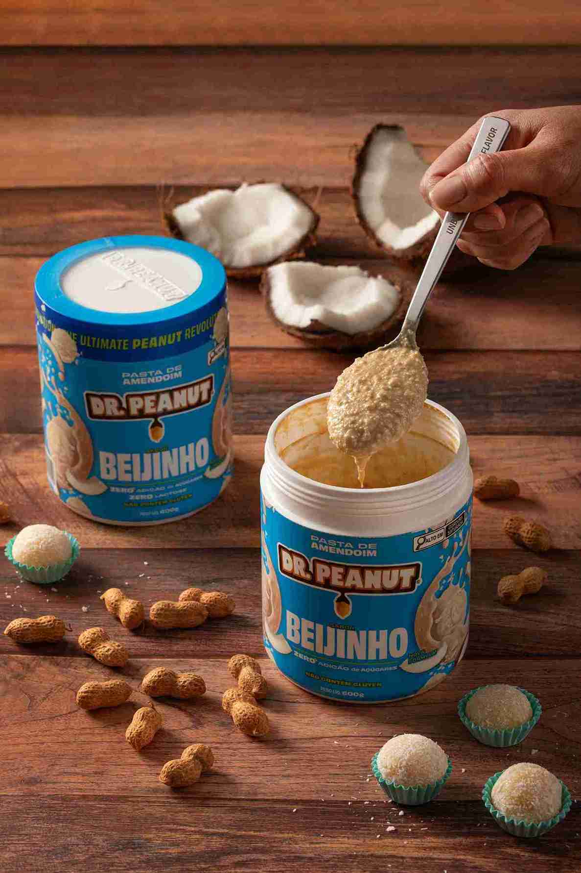 Manteiga de Amendoim Sabor Beijinho 600g