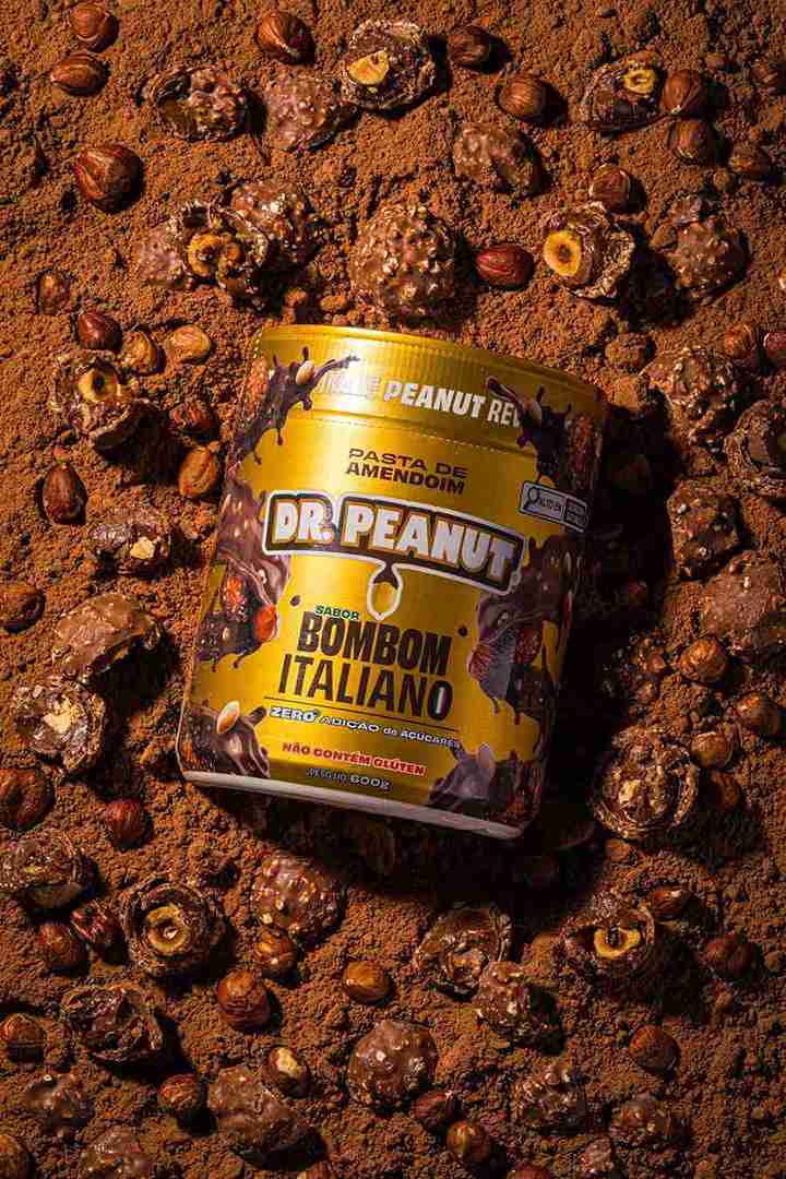 Manteiga de Amendoim Sabor Bombom Italiano 600g