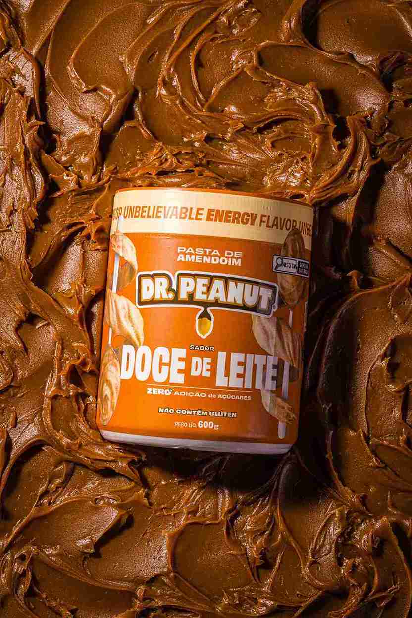 Manteiga de Amendoim Sabor Doce de Leite 600g