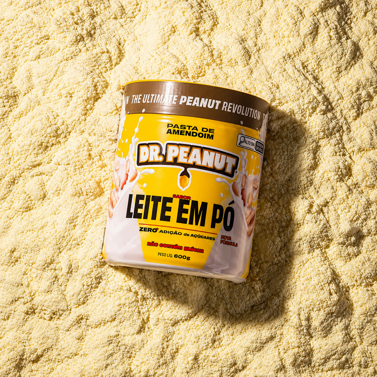 Manteiga de Amendoim Sabor Leite em Pó 600g