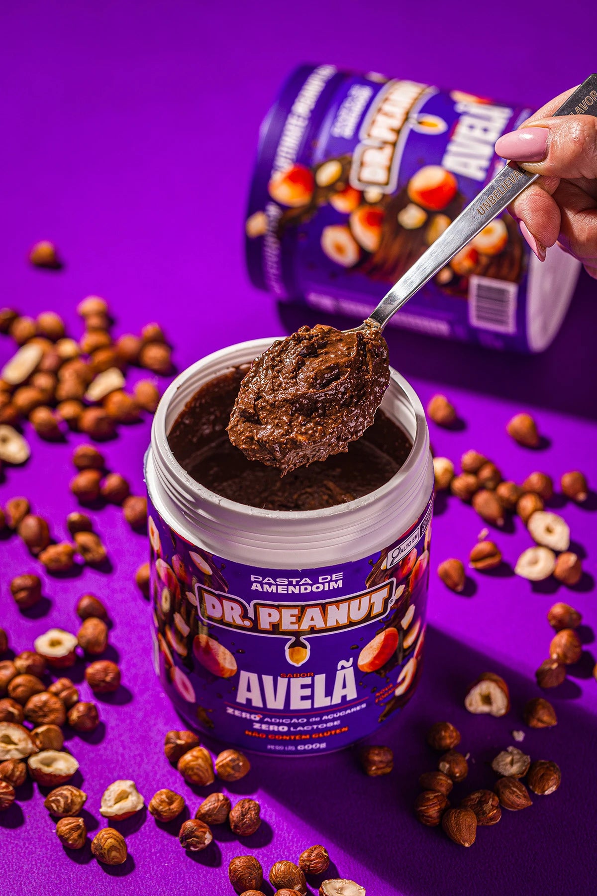 Manteiga de Amendoim Sabor Avelã 600g