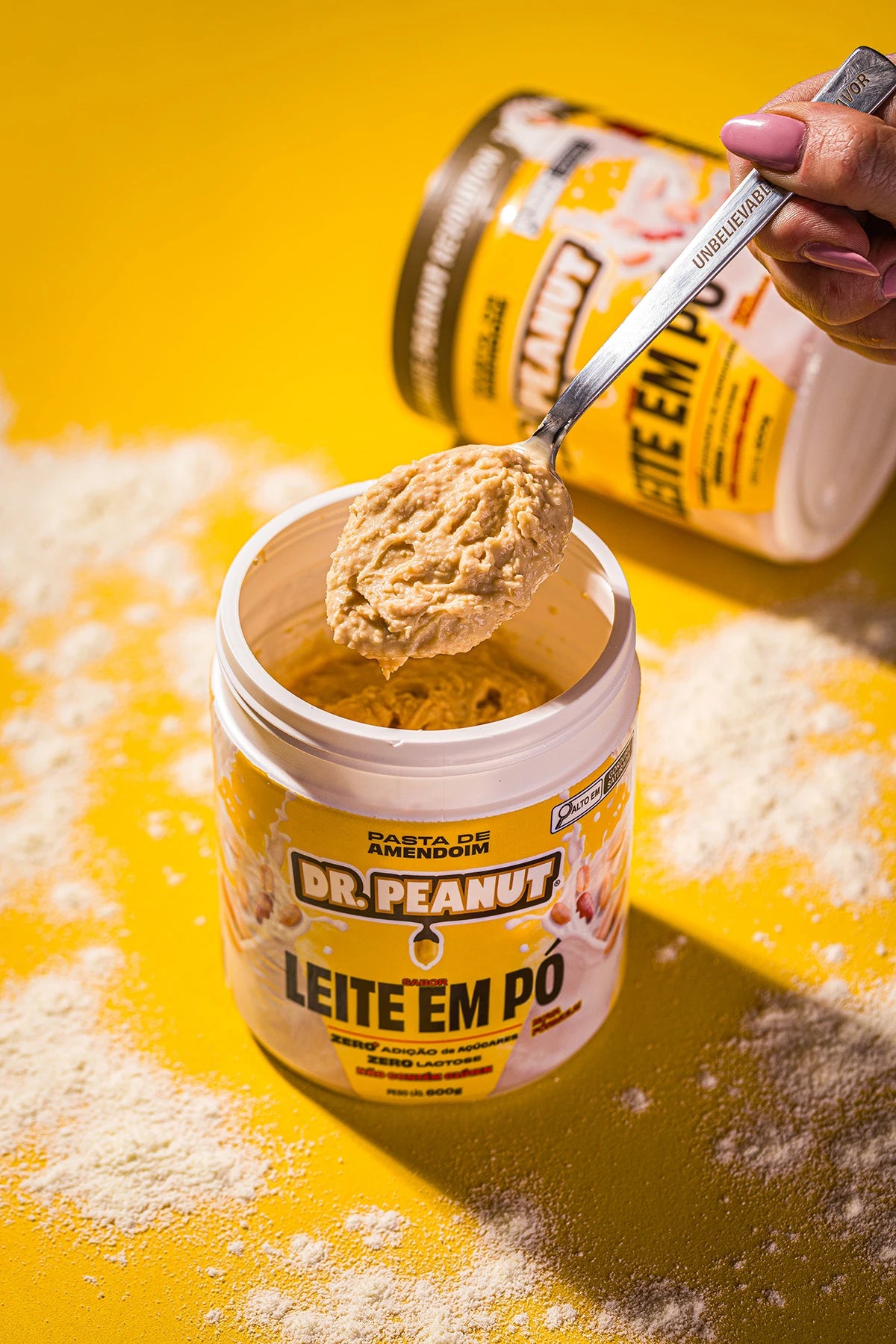 Manteiga de Amendoim Sabor Leite em Pó 600g