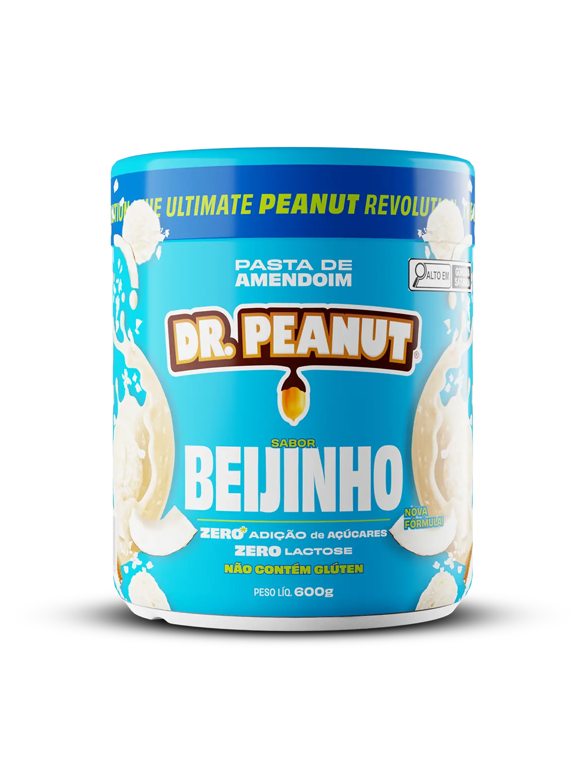 Manteiga de Amendoim Sabor Beijinho 600g