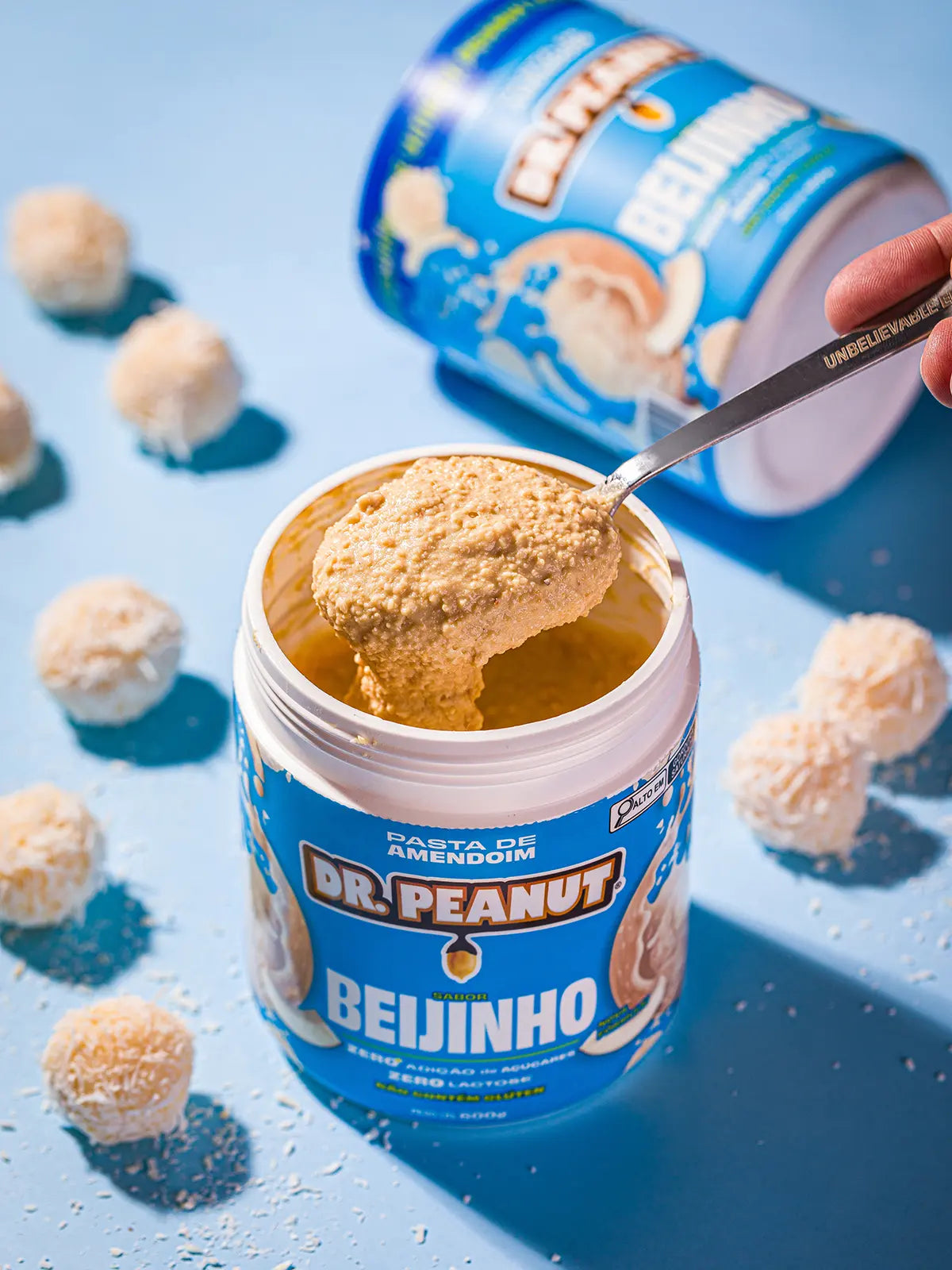 Manteiga de Amendoim Sabor Beijinho 600g