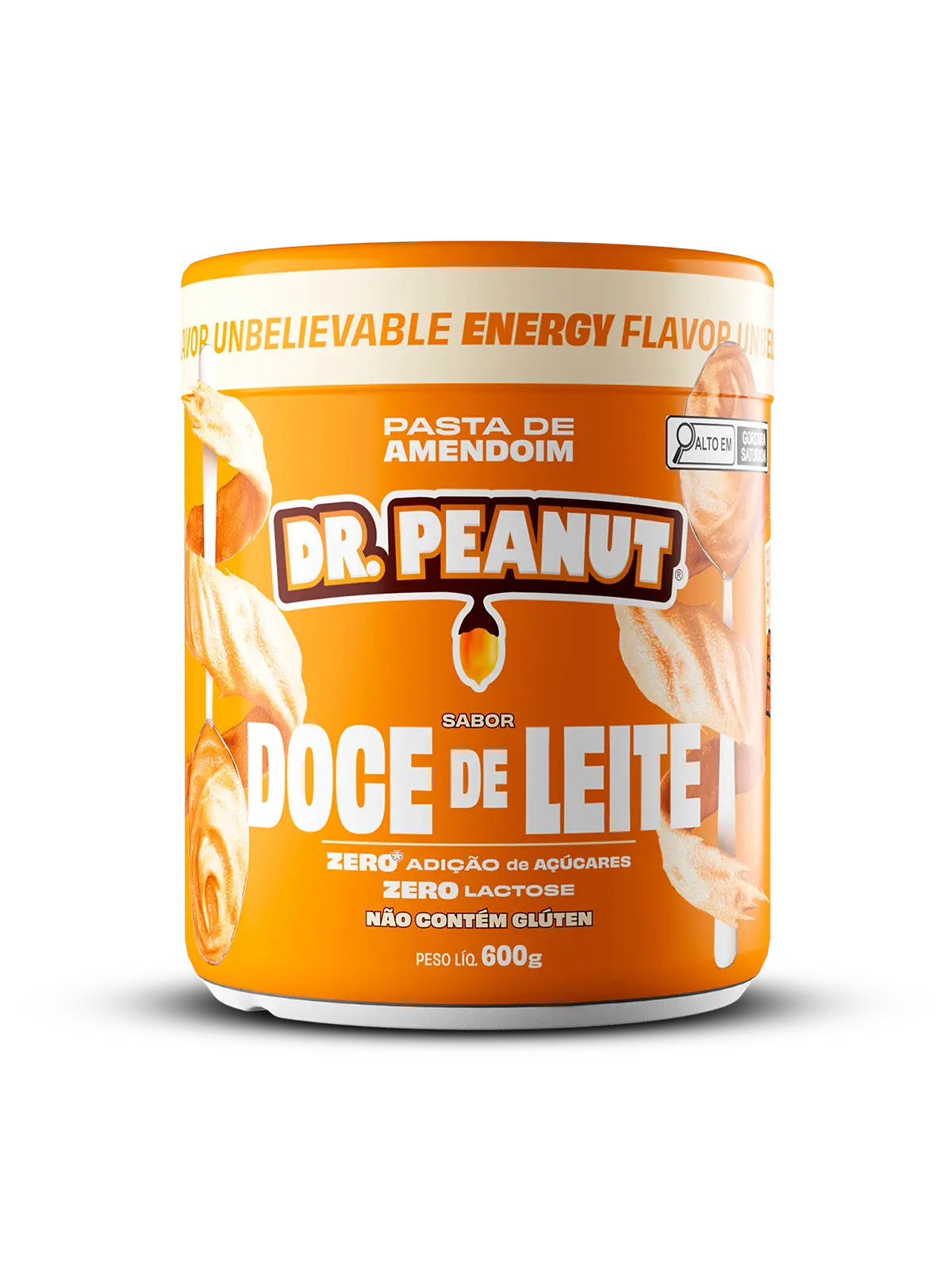 Manteiga de Amendoim Sabor Doce de Leite 600g