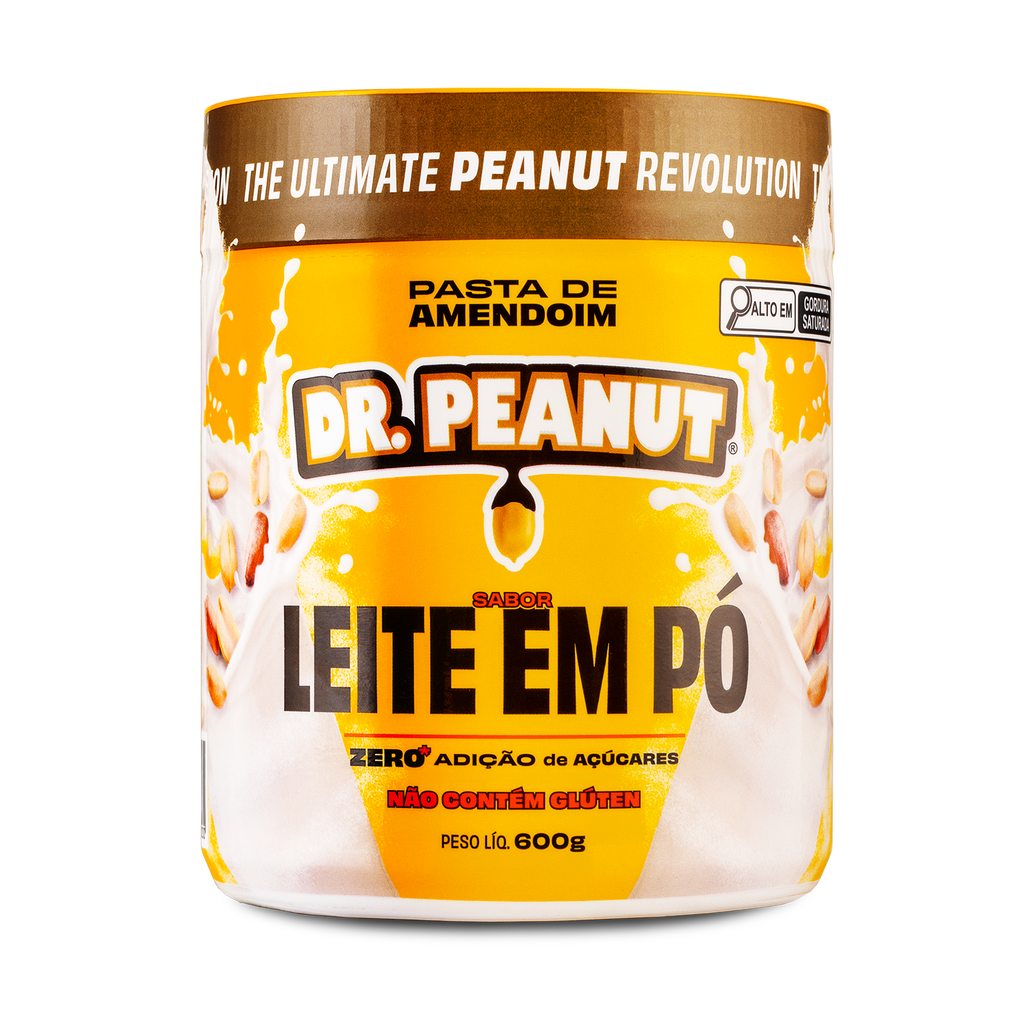 Manteiga de Amendoim Sabor Leite em Pó 600g