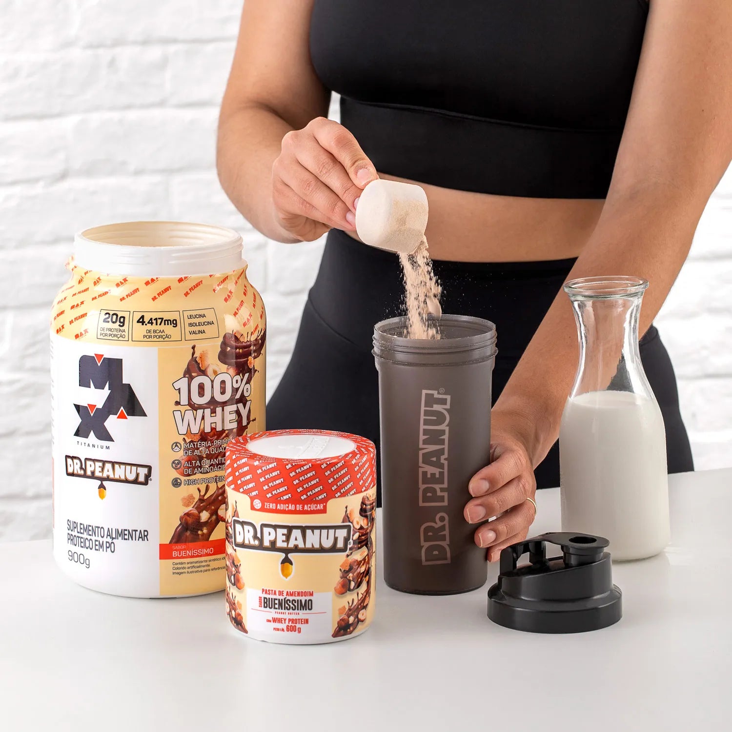 Whey Protein Dr. Peanut 100% Whey 900g - Bueníssimo